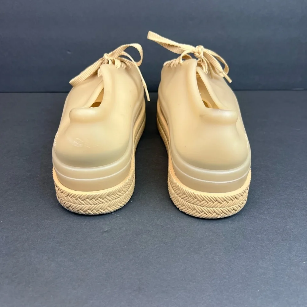 Melissa Jelly Platform Lace Up Shoes Sneakers Size 9